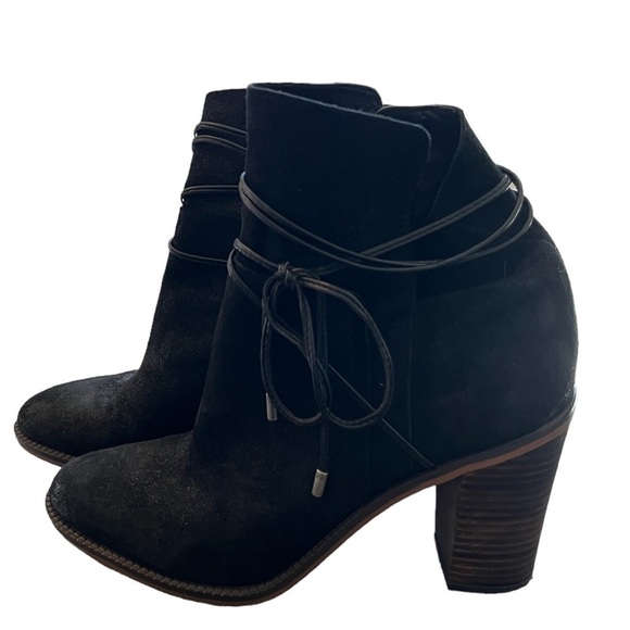 Frank Sarto Women’s Edaline Leather Ankle Boots - Picture 1 of 10